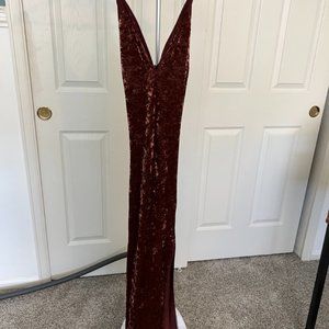 Long Velvet Dress